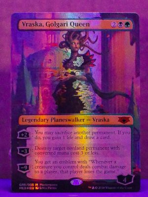 FOIL Vraska, Golgari Queen from Guilds of Ravnica: Mythic Edition Proxy