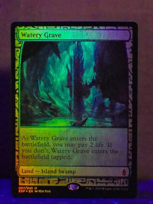 FOIL Watery Grave from Zendikar Expedition Proxy