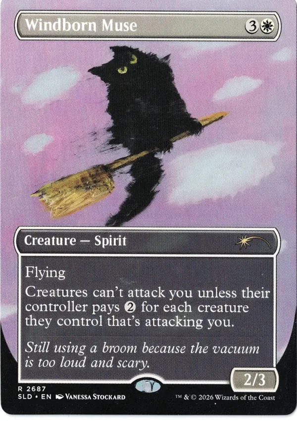 Windborn Muse (2687) from Secret Lair Drop Magic the Gathering Proxy