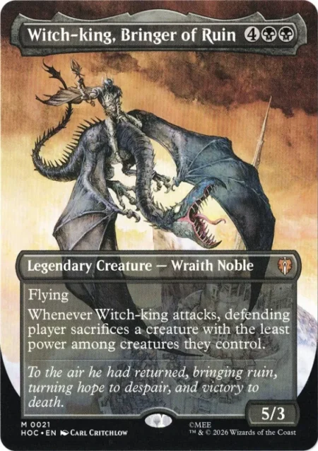 Witch king Bringer of Ruin – magic the gathering proxy