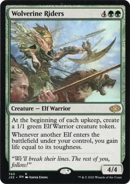 Wolverine Riders from Jumpstart 2022 Magic the Gathering Proxy