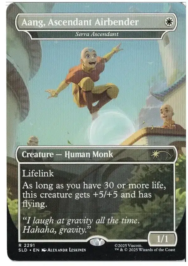 Aang Ascendant Airbender Magic the Gathering Proxy