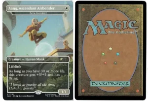 Aang, Ascendant Airbender (Serra Ascendant) from Secret Lair Drop Series Magic the Gathering Proxy