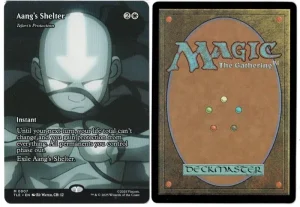 Aang's Shelter (Teferi's Protection (Borderless)) from Avatar: The Last Airbender: Eternal-Legal Magic the Gathering Proxy