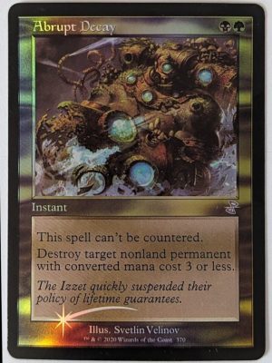 FOIL Abrupt Decay from Time Spiral: Remastered Proxy