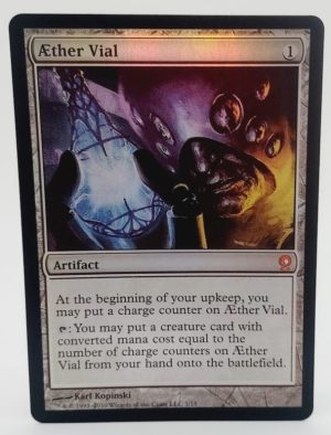 FOIL Aether Vial from the Vault: Relics Proxy