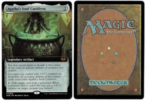 Agatha's Soul Cauldron (Extended Art) from Wilds of Eldraine Proxy