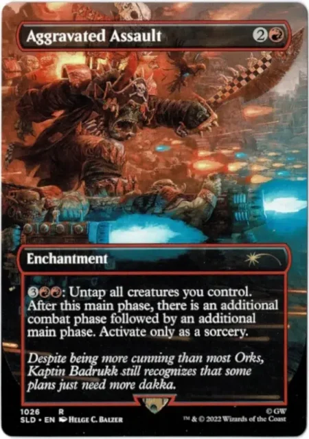 Aggravated Assault 1 Magic the Gathering Proxy