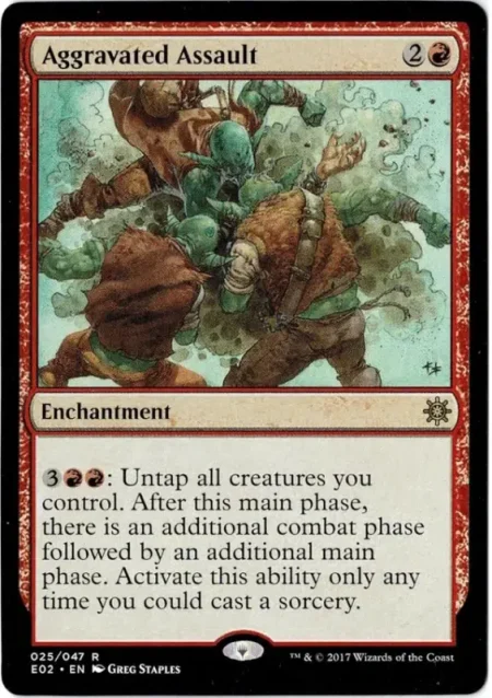 Aggravated Assault 2 Magic the Gathering Proxy