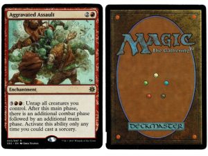 Aggravated Assault from Explorers of Ixalan Proxy