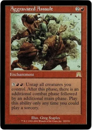 Aggravated Assault Ons 1 Magic the Gathering Proxy