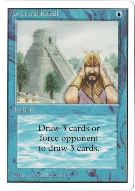 Ancestral Recall Unl 2 Magic the Gathering Proxy