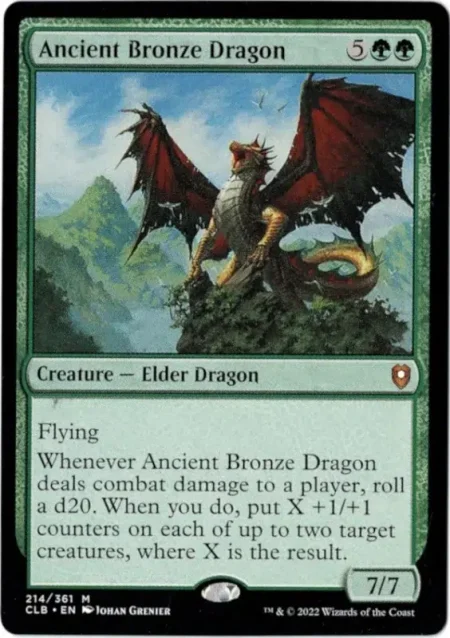 Ancient Bronze Dragon Magic the Gathering Proxy