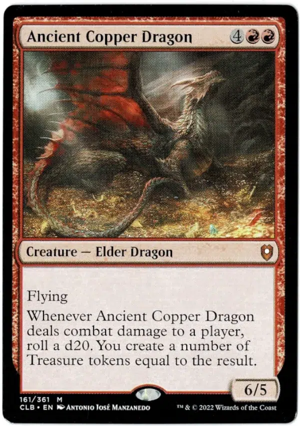 Ancient Copper Dragon Magic the Gathering Proxy