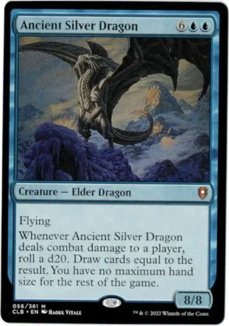 Ancient Silver Dragon Magic the Gathering Proxy