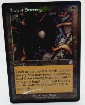 FOIL Ancient Stirrings from Time Spiral: Remastered Proxy