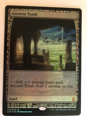 FOIL Ancient Tomb from Zendikar Expedition Proxy