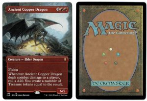 Ancient Copper Dragon (Borderless) from Commander Legends: Battle for Baldur's Gate Proxy