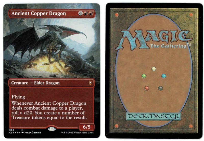 Ancient Copper Dragon (Borderless) from Commander Legends Battle for
