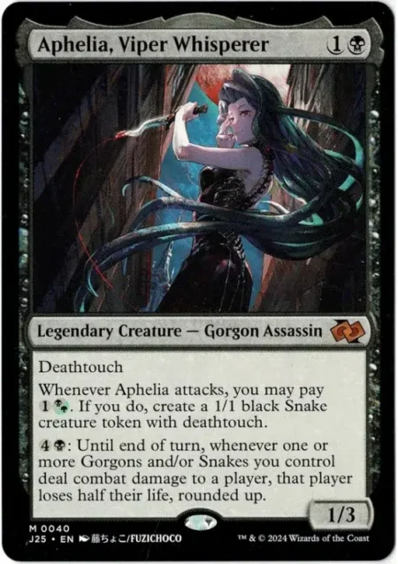 Aphelia Viper Whisperer Magic the Gathering Proxy