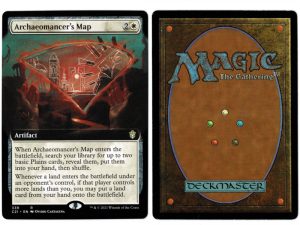 Archaeomancer's Map Extended Art from Commander 2021 Proxy