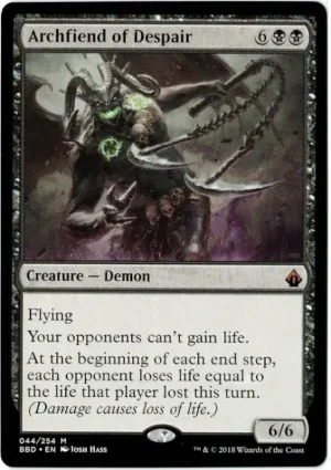 Archfiend of Despair from Battlebond Magic the Gathering Proxy
