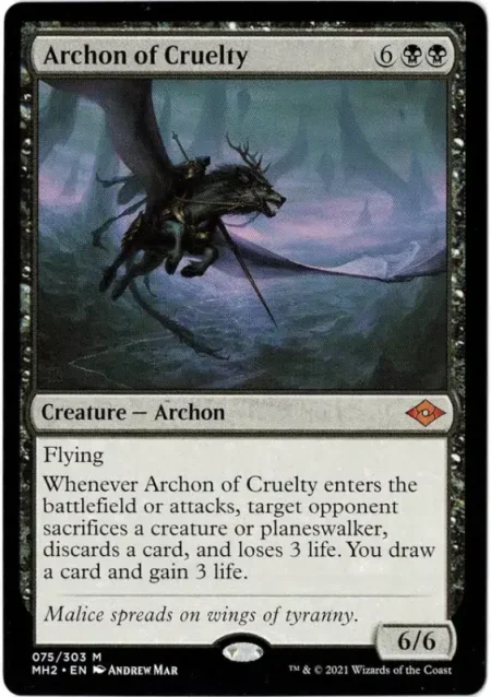 Archon Of Cruelty 1 Magic the Gathering Proxy