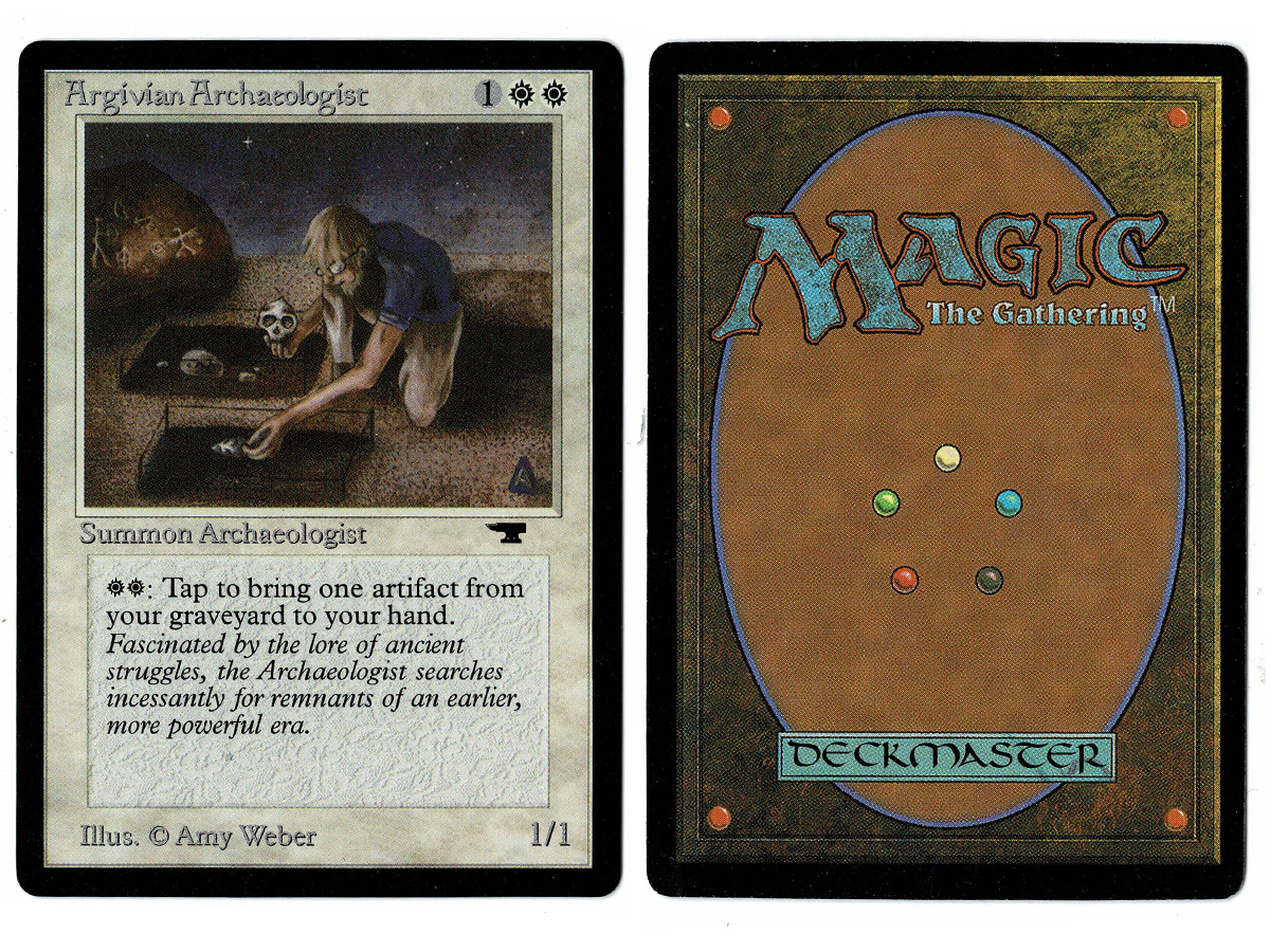 Argivian Archaeologist from Antiquities Magic the Gathering MTG Proxy Card