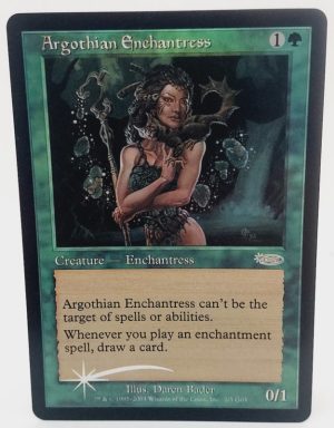 FOIL Argothian Enchantress from Judge Promo Proxy