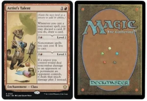 Artist's Talent from Bloomburrow Magic the Gathering Proxy