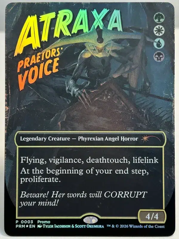 Atraxa praetors voice show – magic the gathering proxy