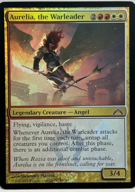 Aurelia the warleader foil – mtg proxy