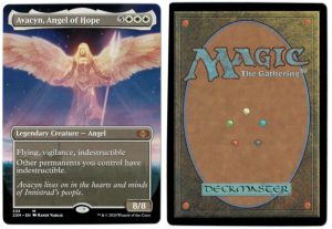Avacyn, Angel of Hope (Borderless) from Double Masters Proxy