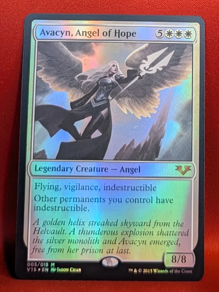 FOIL Avacyn, Angel of Hope from From the Vault: Angels Magic the Gathering Proxy
