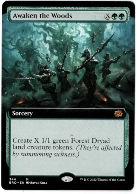 Awaken The Woods Magic the Gathering Proxy