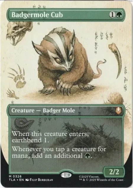 Badgermole Cub Magic the Gathering Proxy