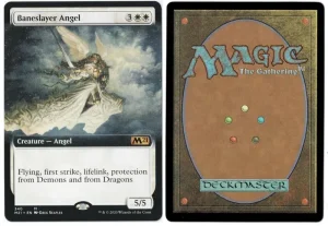 Baneslayer Angel (Extended Art) from Core Set 2021 Magic the Gathering Proxy