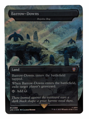 SURGE FOIL Barrow-Downs - Bojuka Bog from Commander: The Lord of the Rings: Tales of Middle-earth Proxy