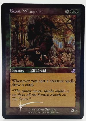 FOIL Beast Whisperer from Time Spiral: Remastered Proxy