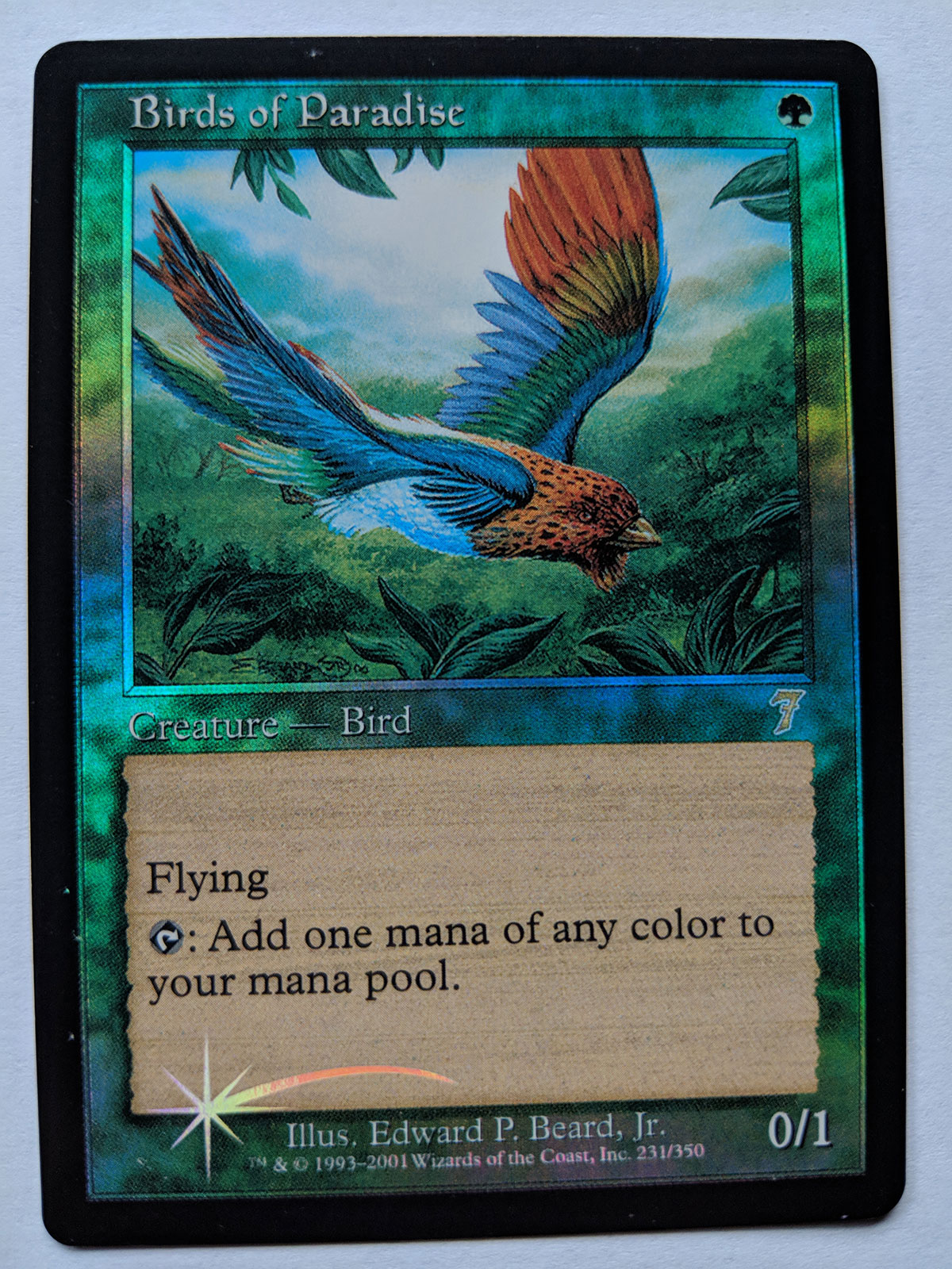 FOIL Birds of Paradise from Judge Promo Magic the