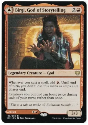 Birgi God Of Storytelling Magic the Gathering Proxy