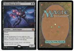 Bitterbloom Bearer from Lorwyn Eclipsed Magic the Gathering Proxy