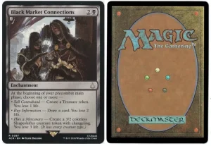 Black Market Connections from Universes Beyond: Assassin's Creed Magic the Gathering Proxy