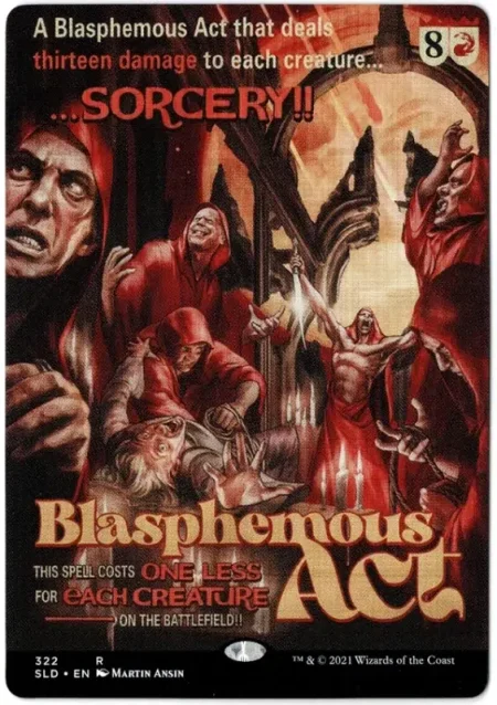 Blasphemous Act Sld Magic the Gathering Proxy