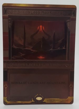 FOIL Blood Moon from Amonkhet Invocations Proxy