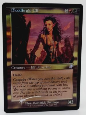 FOIL Bloodbraid Elf from Time Spiral: Remastered Proxy