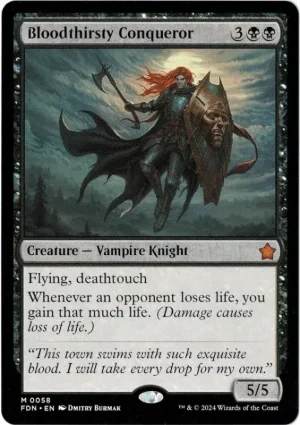 Bloodthirsty Conqueror Reg Magic the Gathering Proxy