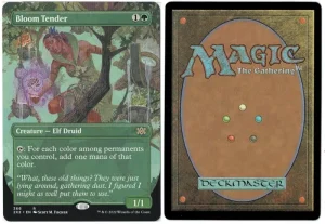 Bloom Tender (Borderless) from Double Masters 2022 Magic the Gathering Proxy