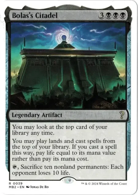 Bolas Citadel Mystery Magic the Gathering Proxy