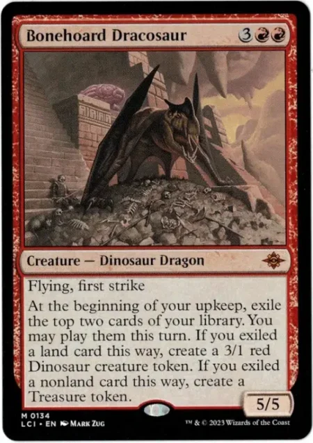 Bonehoard Dracosaur Magic the Gathering Proxy